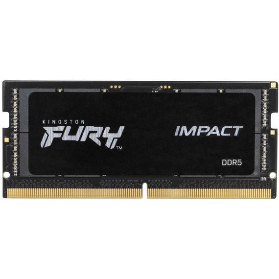 Модуль пам'яті для ноутбука SoDIMM DDR5 64GB (2x32GB) 4800 MHz FURY Impact Kingston Fury (ex.HyperX) (KF548S38IBK2-64) | Зображення 1