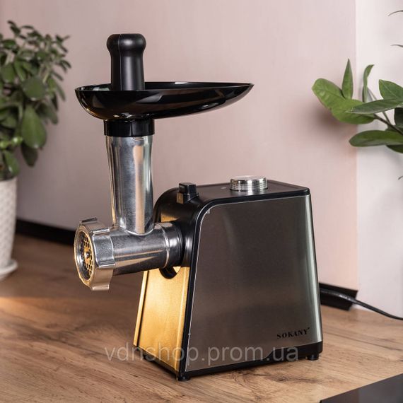 Електрична м'ясорубка для фаршу 1700 Вт електром'ясорубка Sokany SK-087 | Зображення 8