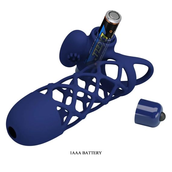 Насадка с вибрацией Pretty Love - Powerful ring, 10 vibration functions, BI-026236-3 sexstyle | Зображення 3