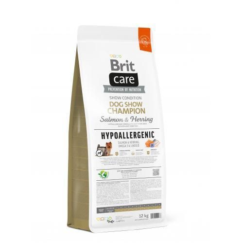 Сухой корм Brit Care Dog Hypoallergenic Dog Show Champion для выставочных собак, с лососем и селедкой, 12 кг | Зображення 2