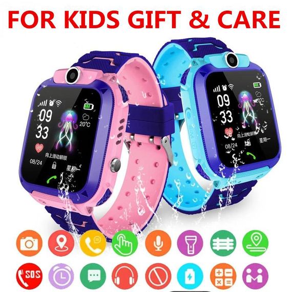 Детские Смарт Часы Smart Baby Watch Q12 SIM /Bluetooth /LBS/GPS. Цвет: розовый | Зображення 3