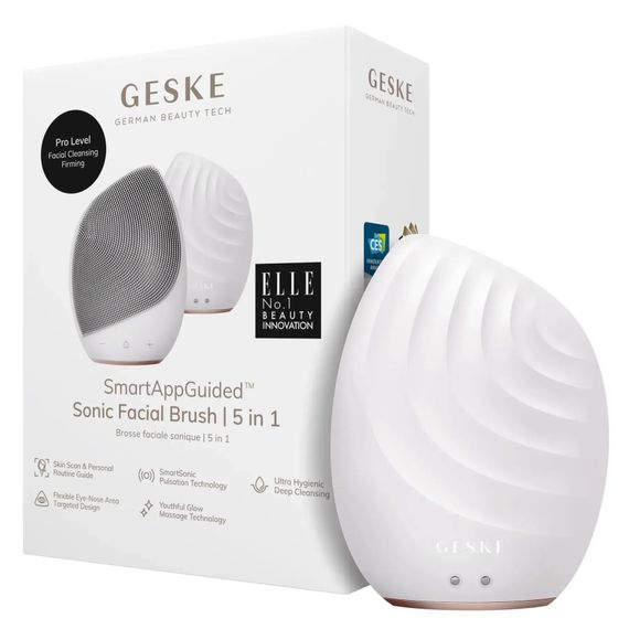 Електронна ультразвукова щітка для обличчя GESKE Sonic Facial Brush 5в1 starlight