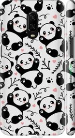 Чохол на OnePlus 6T Панди "4318m-1587-2448"