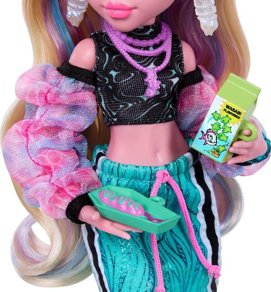 Лялька Монстр Хай Лагуна Блю з аксесуарами та піранією Оригінал Mattel Monster High Lagoona Blue | Зображення 4
