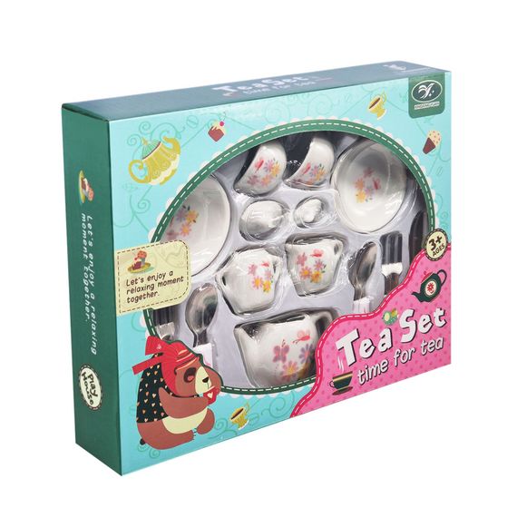 Дитячий набір посуду Tea set 868-E6-1 порцеляна, 17 предметів