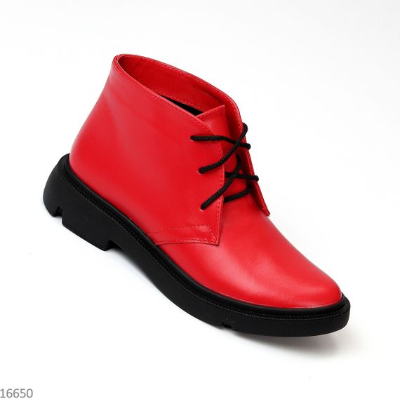 Яскраві червоні черевики натуральна шкіра в асортименті | Зображення 1