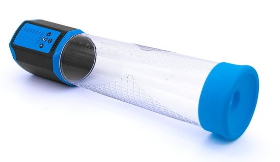 Автоматична вакуумна помпа із зарядкою від USB CANWIN Passion Pump Men BLUE - P638AU Sex Aura | Зображення 2