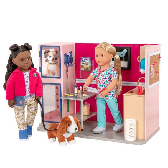 Игровой набор Our Generation Ветеринарная клиника, розовый BD35140Z (BD35140Z) | Зображення 4
