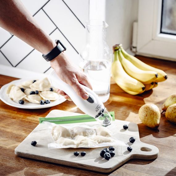 Вакууматор Adler AD 4515 вакуумный насос для продуктов + 10 пакетов | Зображення 6