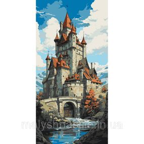 Картина по номерам "Сказочный замок" 11067-AC 40x80 см