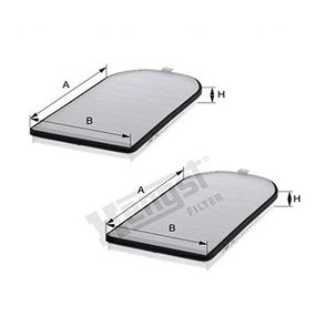 Фильтр салона BMW 7 E38 94-01, Hengst, E983LI-2,