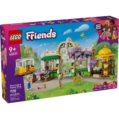 Конструктор LEGO Friends Кав&apos;ярня з рослинами та квітковий магазин (42671)