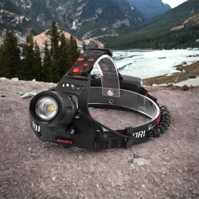 Налобный фонарь Bailong BL-T32-P50, мощный налобный светодиодный фонарик на голову, UA-830 три режима