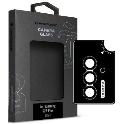 Стекло защитное Armorstandart Camera Supreme BI Samsung S25 Plus Black (ARM83220)