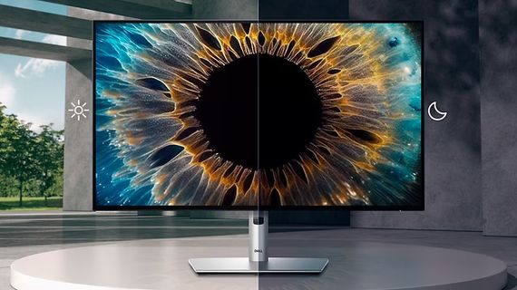 Монітор Dell  27' U2724DE HDMI, DP, USB-C, RJ-45, Audio, IPS, 2560x1440, 120Hz, sRGB 100%, Pivot (210-BKTV) | Зображення 1