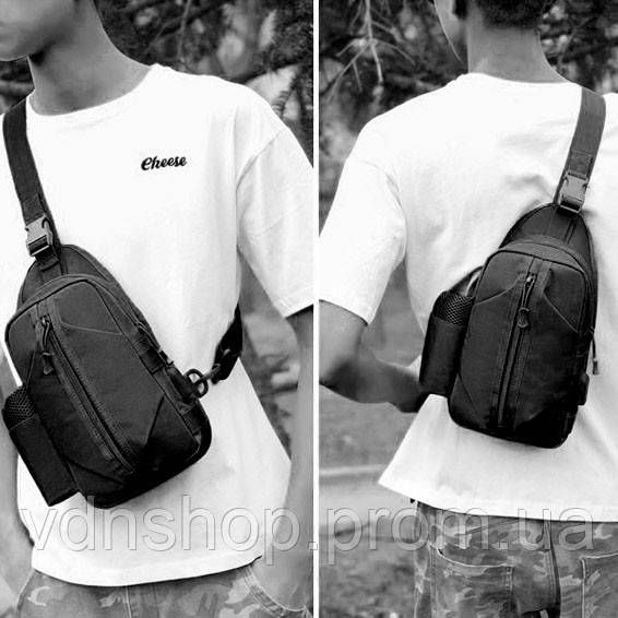 Мужская плечевая сумка слинг, Мужские сумки через плечо, Мужская армейская сумка тактика RG-62 | Зображення 4