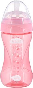 Детская Антиколиковая бутылочка Nuvita NV6032 Mimic Cool 250мл розовая (NV6032PINK)