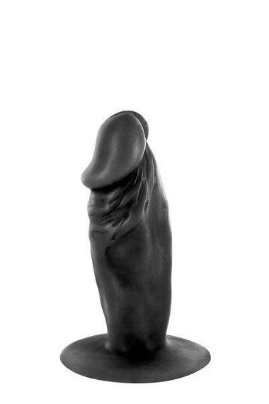 Фалоімітатор Real Body — Real Tim Black, TPE, діаметр 3,4 см Sex Aura | Зображення 1