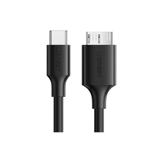 Дата кабель USB-C 3.1 to Micro USB 3.0 1.0m 3A US312 black Ugreen (20103) | Зображення 1