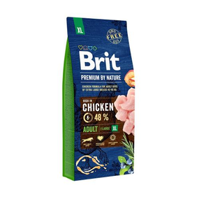 Сухой корм Brit Premium для собак взрослых собак  гигантских пород весом от 45 с курицей 15 кг