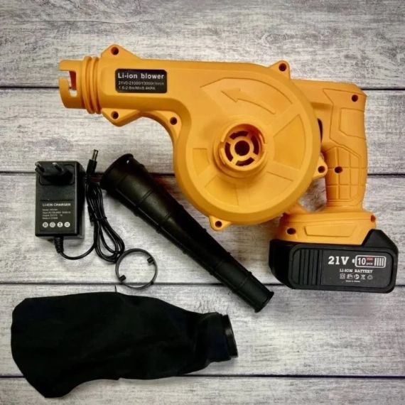 Акумуляторна повітродувка пилосос 2в1 для збирання листя, BLOWER LY-4, бездротовий садовий пилосос-дуйка | Зображення 1