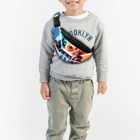 Сумка-бананка дитяча Фортнайт "Fortnite" з принтом, 32х15см, сумка для хлопчика через плече (00206)