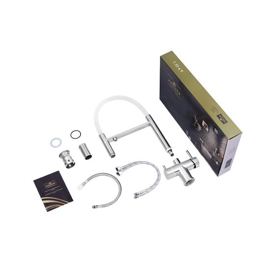 Змішувач для кухні Kroner KRM Edelstahl Klassisch - ESG03815WHI (CV027935) | Зображення 2