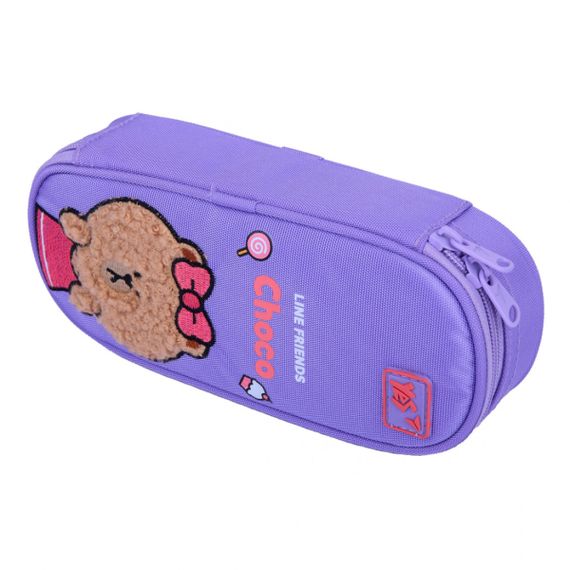 Пенал м'який YES Line Friends Pretty Choco PH-30 533703 5х9х22 см | Зображення 3