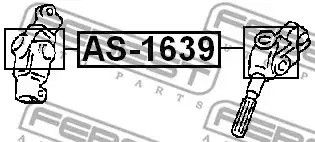 Хрестовина кермового вала 16x39, INFINITI Q70, FEBEST (AS1639) | Зображення 3