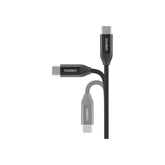 Дата кабель USB-С to USB-С 2.0m 240W USB2.0 Choetech (XCC-1036-BK) | Зображення 2