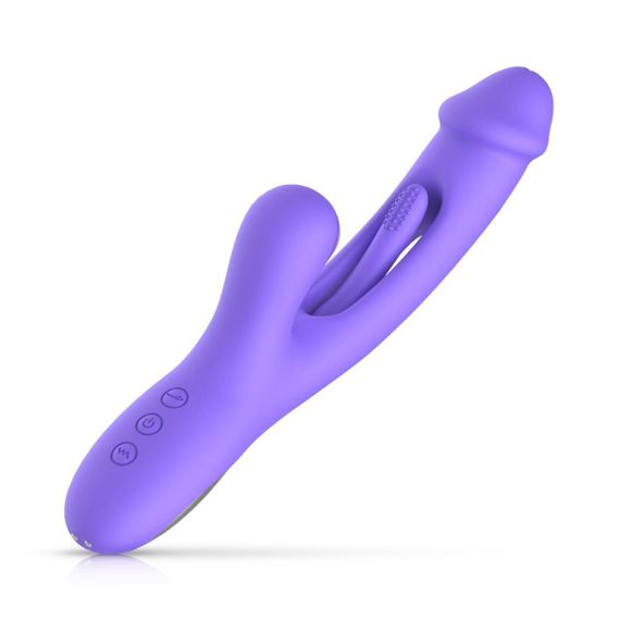 Вібратор-кролик Good Vibes Only - Tess Rabbit Vibrator with G-Spot Stimulator Sex Aura