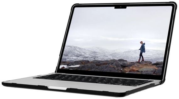 Чохол UAG [U] для Apple MacBook Pro 13' (2020-2022) Lucent, Black/Black (134006114040) | Зображення 1