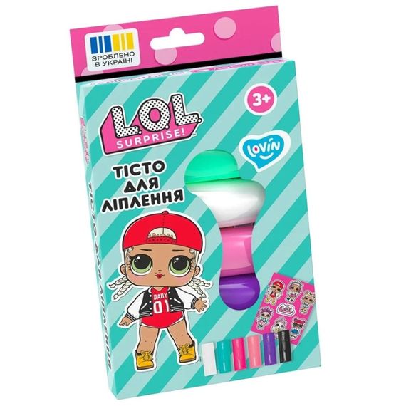 Набір для ліплення з тістом L.O.L. Surprise! LOL41245 у стиках 6 кольорів | Зображення 2