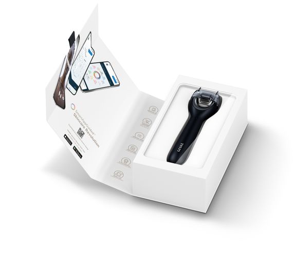 Електронний ролер для обличчя з мікроголками GESKE MicroNeedle Face Roller 9в1 black | Зображення 8