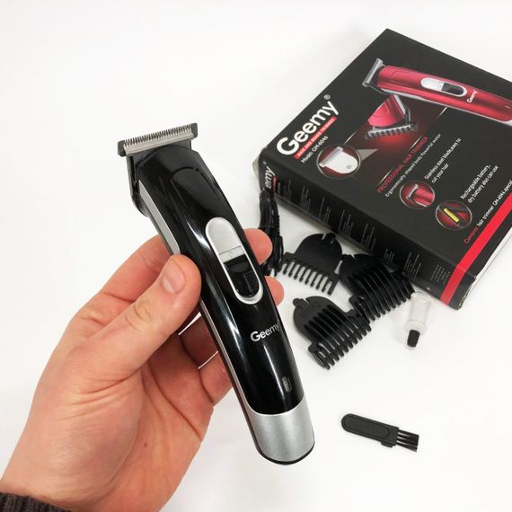 Машинка для стрижки волосся Gemei GM-6046, Практична машинка для стрижки волосся. Колір: чорний | Зображення 2