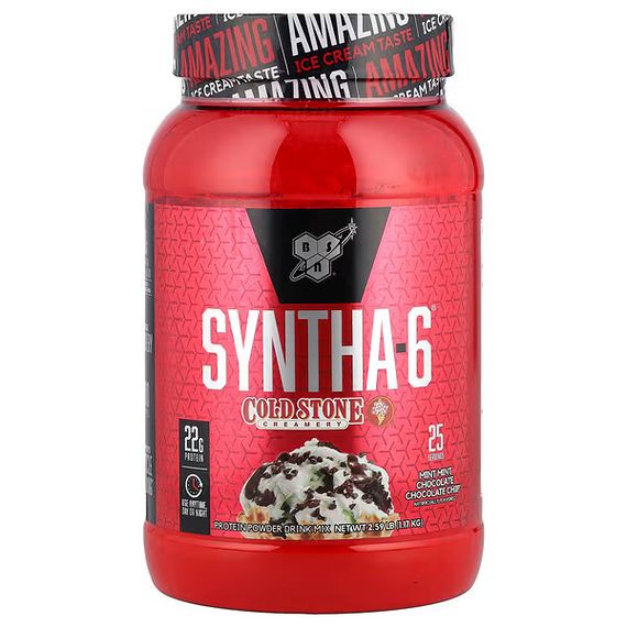 Протеїн BSN Syntha-6 Cold Stone 1.17 кг Mint Mint Chocolate Chocolate Chip