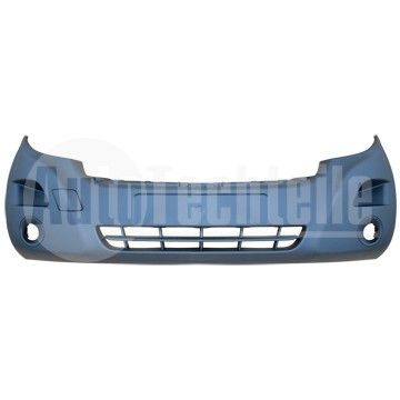 Бампер передний Renault Master 10- (чёрный, под противотуманки), AutoTechteile, 505 1209, 5510006089901P