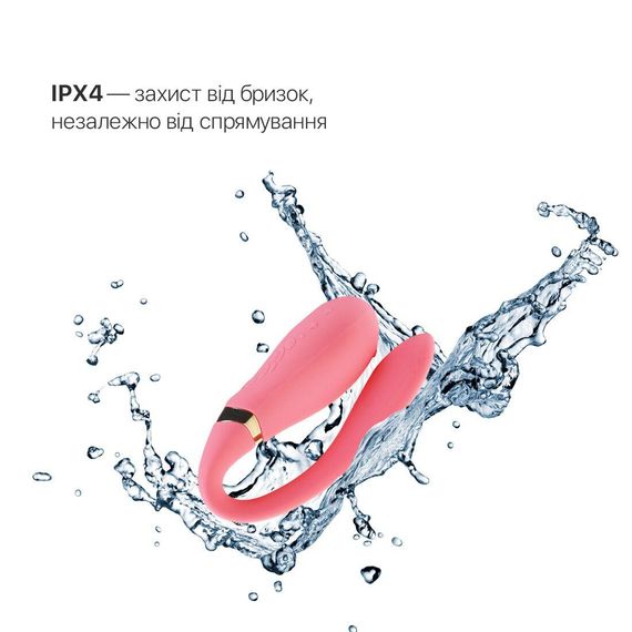 Смартвібратор для пар Zalo Fanfan set Rouge Pink, пульт ДК | Зображення 5