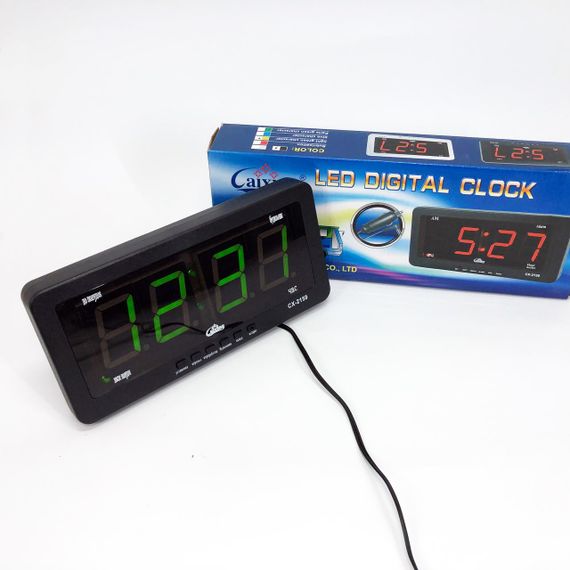 Годинник електронний настільний з дисплеєм, Настільний годинник з функцією підсвічування ZV-71 | Зображення 8