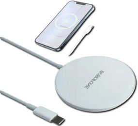 Бездротове зарядне пристрій з магнітним кріпленням XPRO BQ17 Magnetic Fast Charger (39760-01_318)