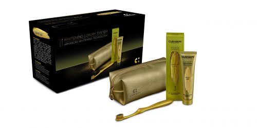 Подарунковий набір Curasept LUXURY WHITENING, LIMITED EDITION, Золотий