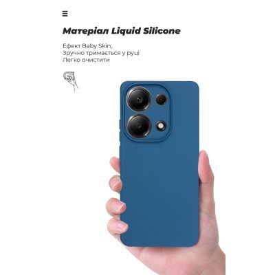 Чехол для мобильного телефона Armorstandart ICON Xiaomi Redmi Note 13 Pro 4G Camera cover Dark Blue (ARM81134) | Зображення 6