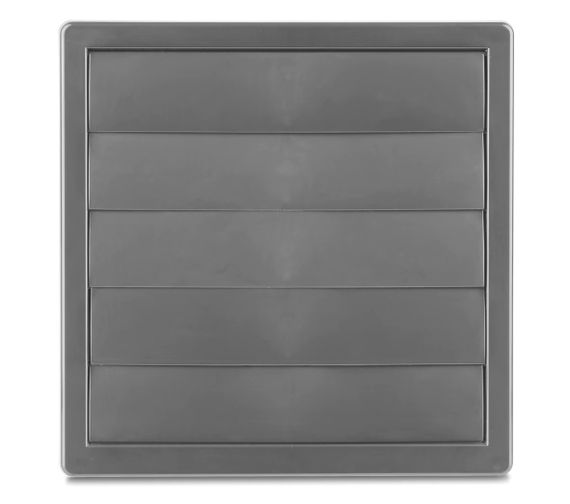 Вентиляційна решітка з регульованням АirRoxy KzZR 170x170 сіра (02-333)