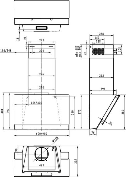 Витяжка Gorenje WHI 649 EXBG (NB60E-L15B7) | Зображення 4