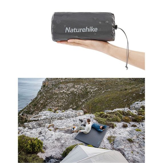 Матрац надувний надлегкий Naturehike CNH22DZ018, із мішком для надування, прямокутний чорний 196 см | Зображення 5