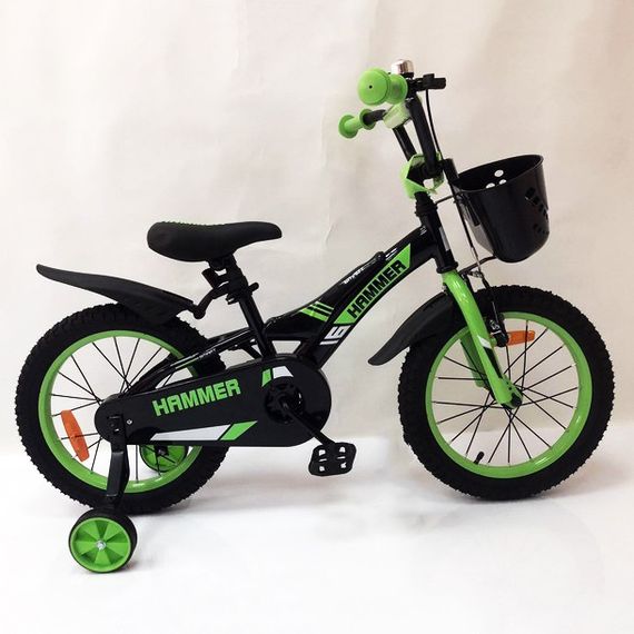 Велосипед для малюків з коліщатками Hammer, Дитячий велосипед для активного відпочинку UP-99 | Зображення 1