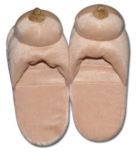 Тапочки-прикол Orion Boob Slippers розмір 42-45 Бежеві | Зображення 5