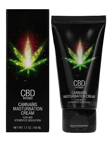 Стимулирующий крем для женщин Shots - CBD Cannabis Masturbation Cream For Her, 50 ml Sex Aura