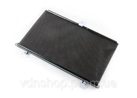 Рулонна сонцезахисна шторка на пластикові вікна 125х68см, Чорна | Зображення 2