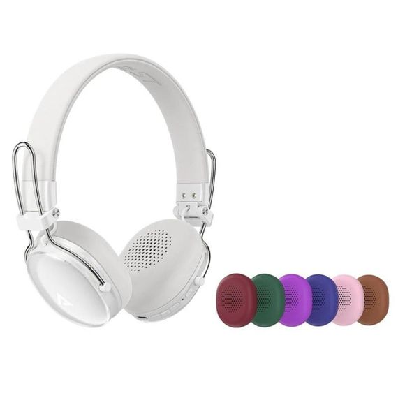 Беспроводные наушники ACEFAST H7 active noise reduction wireless headset Pearl white | Зображення 5